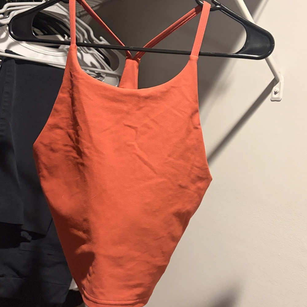 Old Navy Active Rust Halter Top